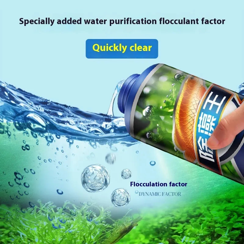 Ecological algae removal king fish tank algaecide in 300ml 700ml 1100ml sizes
