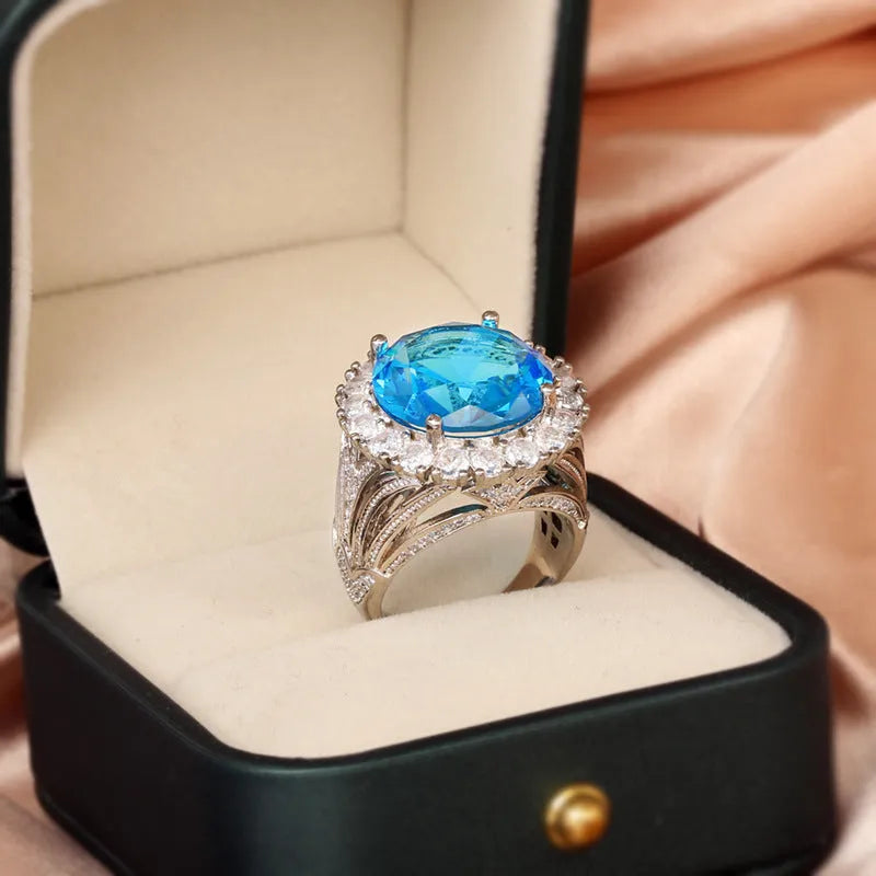 Italian court style retro hollow women's ring in brass with white steel KYRA0406 finish.