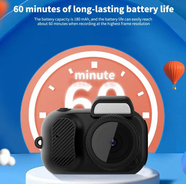 Black Y3000 HD outdoor sports camera with small display screen on compact body.