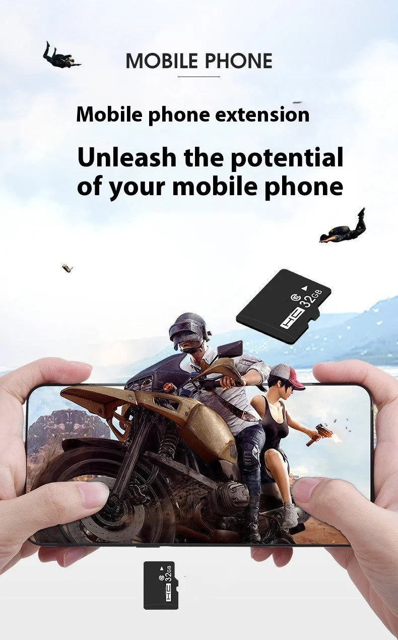 A 256GB TF memory card for expanding storage in recorders and monitoring systems.