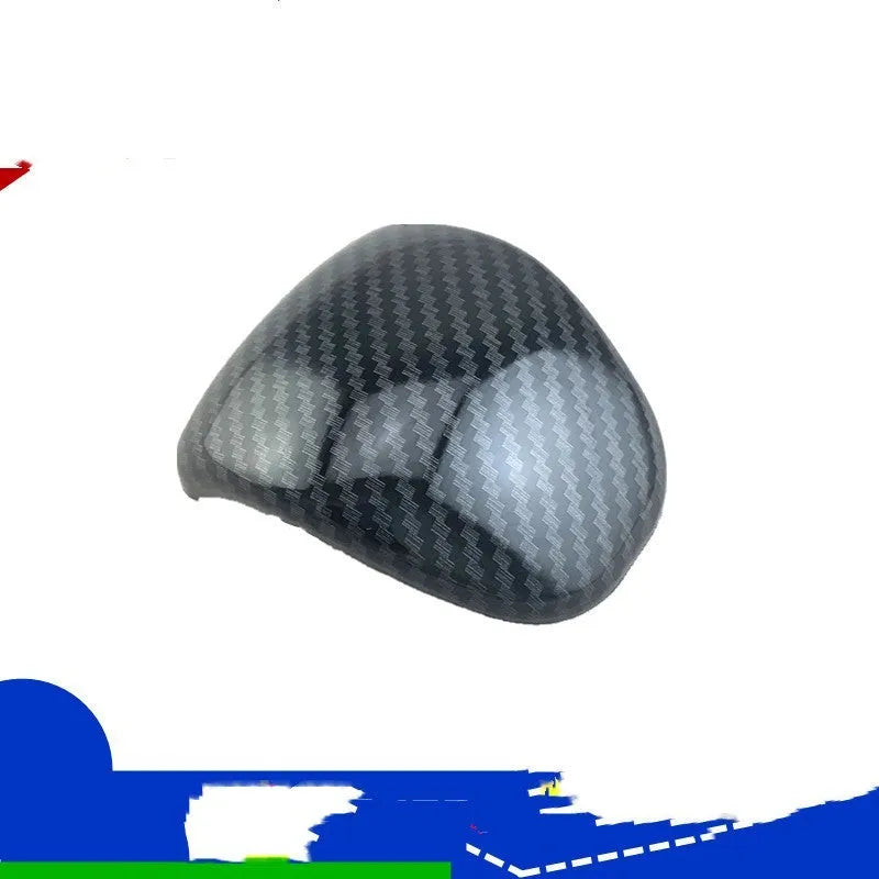 Carbon fibre colour gear shift knob cover for car interior customisation