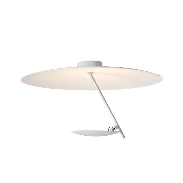 Modern white and gold 50cm diameter iron art chandelier ceiling lamp with warm LED light