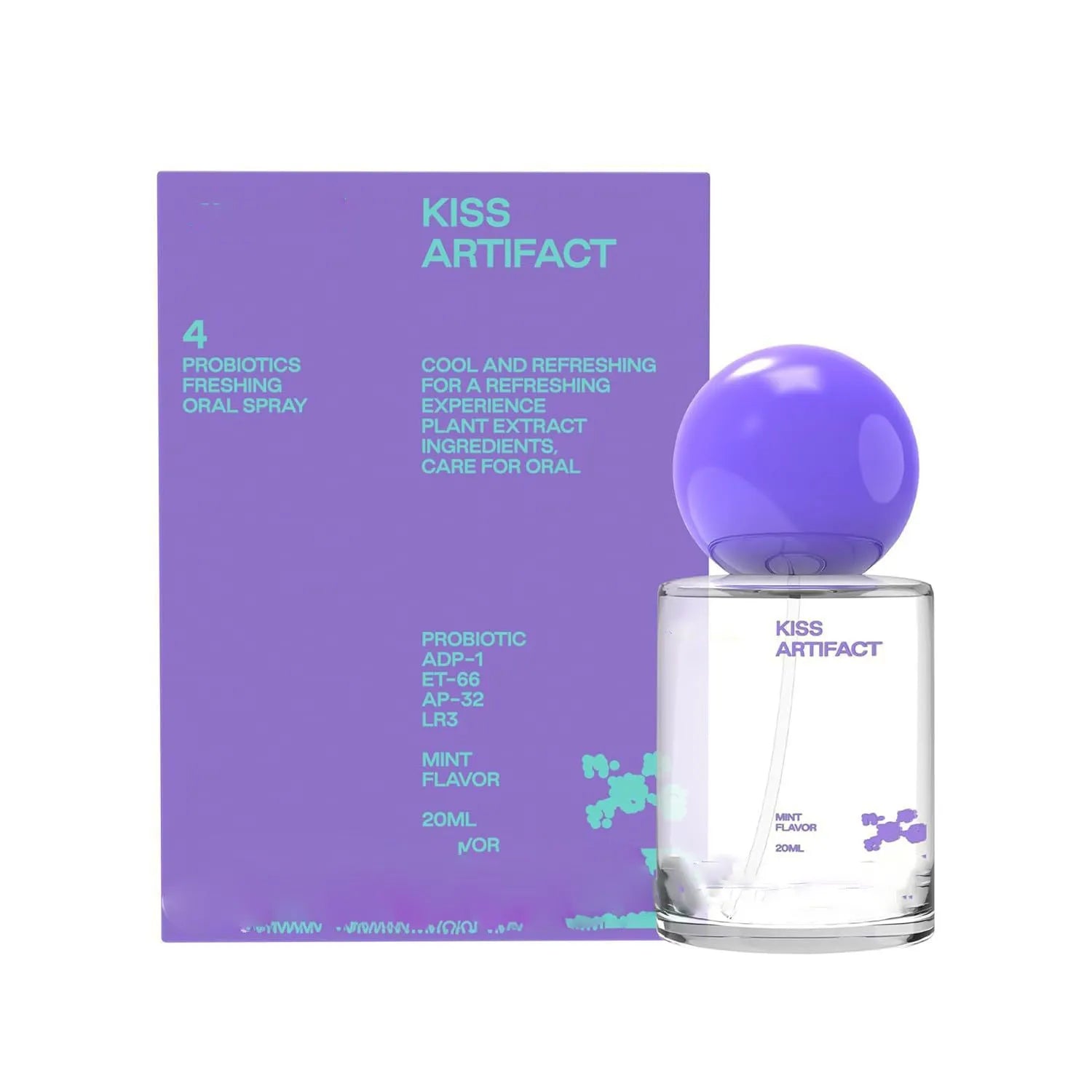 20ml portable oral spray bottle for probiotic hydration care