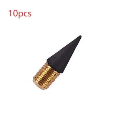 Inkless perpetual student pen with plastic shell and cartoon decoration in various lead colours