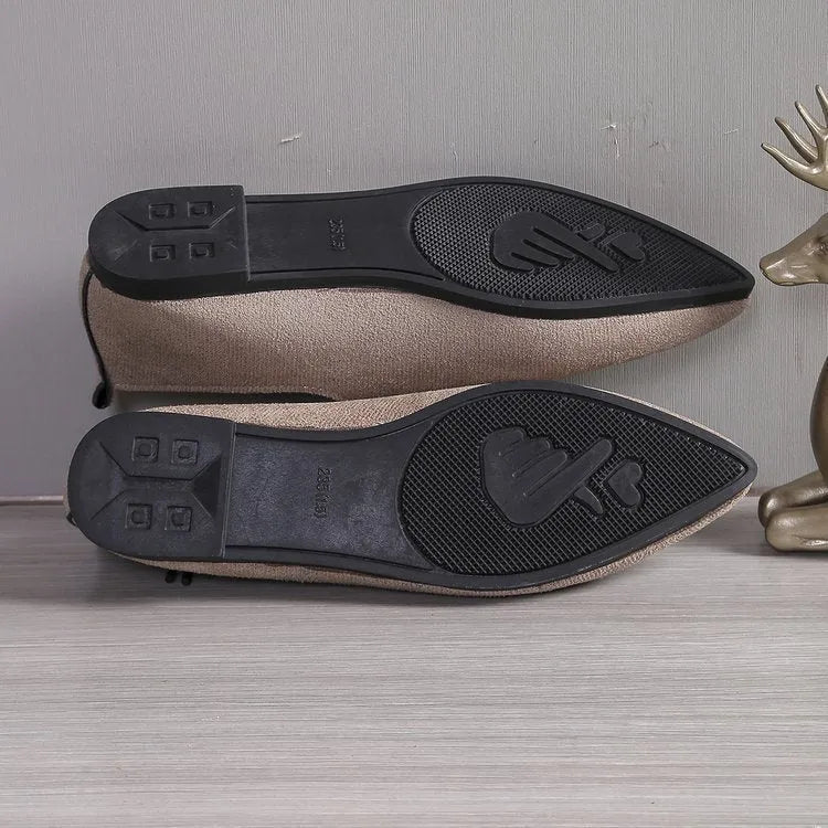 Beige leopard print pointed toe pumps for women in plus sizes 36-43 with artificial PU upper