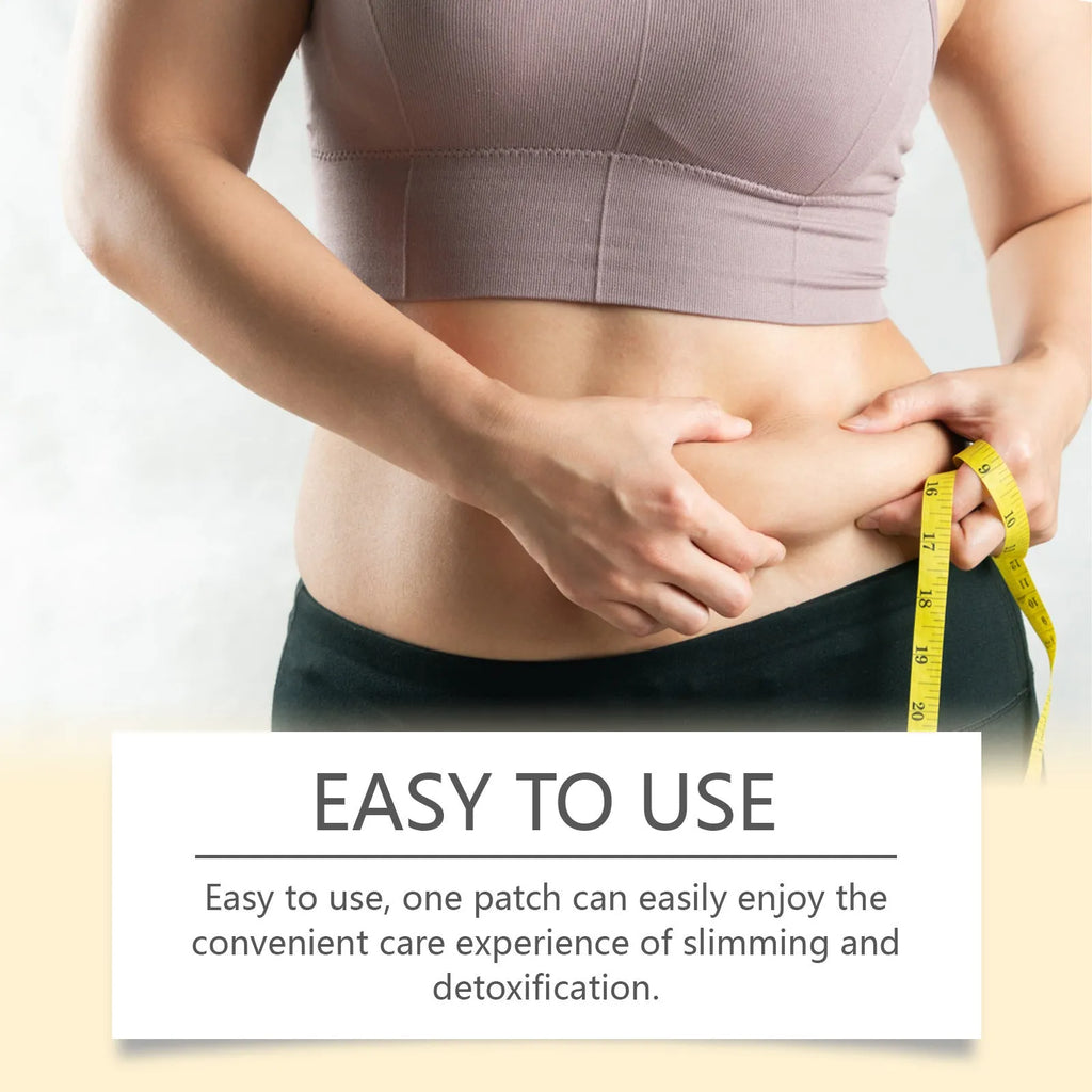Pack of 10 round herbal body shaping navel stickers with bee venom and argy wormwood