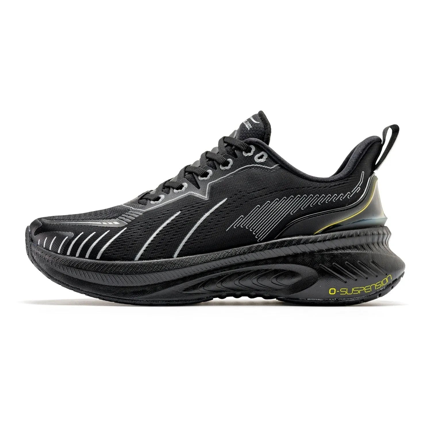 Low-top running shoes with PU mesh upper and rubber sole in multiple colour options