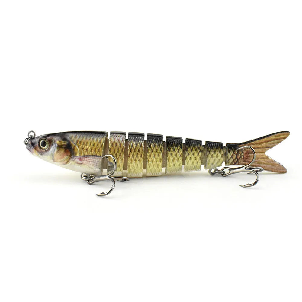 Eight Fish hard plastic fishing lure measuring 133mm, shown in a selection of available colour options.
