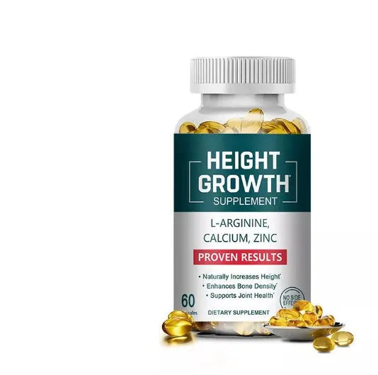 Bottle of edible vitamin soft capsules for adult use with 60, 90 or 120 tablet options