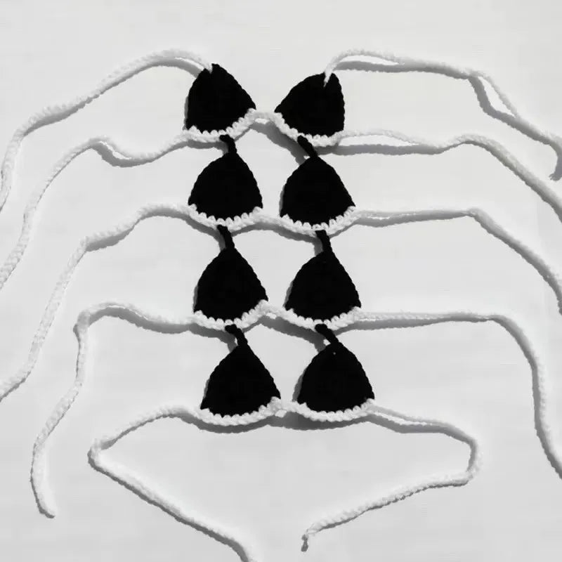 Cat wearing bikini costume in multiple colour options for Halloween and party events