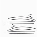 Stainless steel black titanium window trim strip for window moulding installation