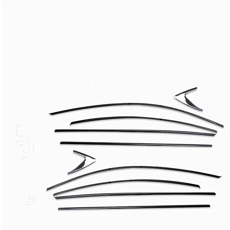 Stainless steel black titanium window trim strip for window moulding installation