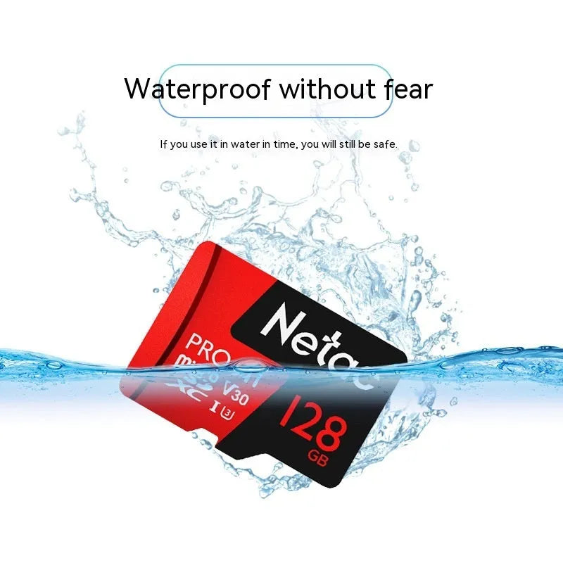 TF memory card for dash cams and security cameras in capacities from 16GB to 256GB
