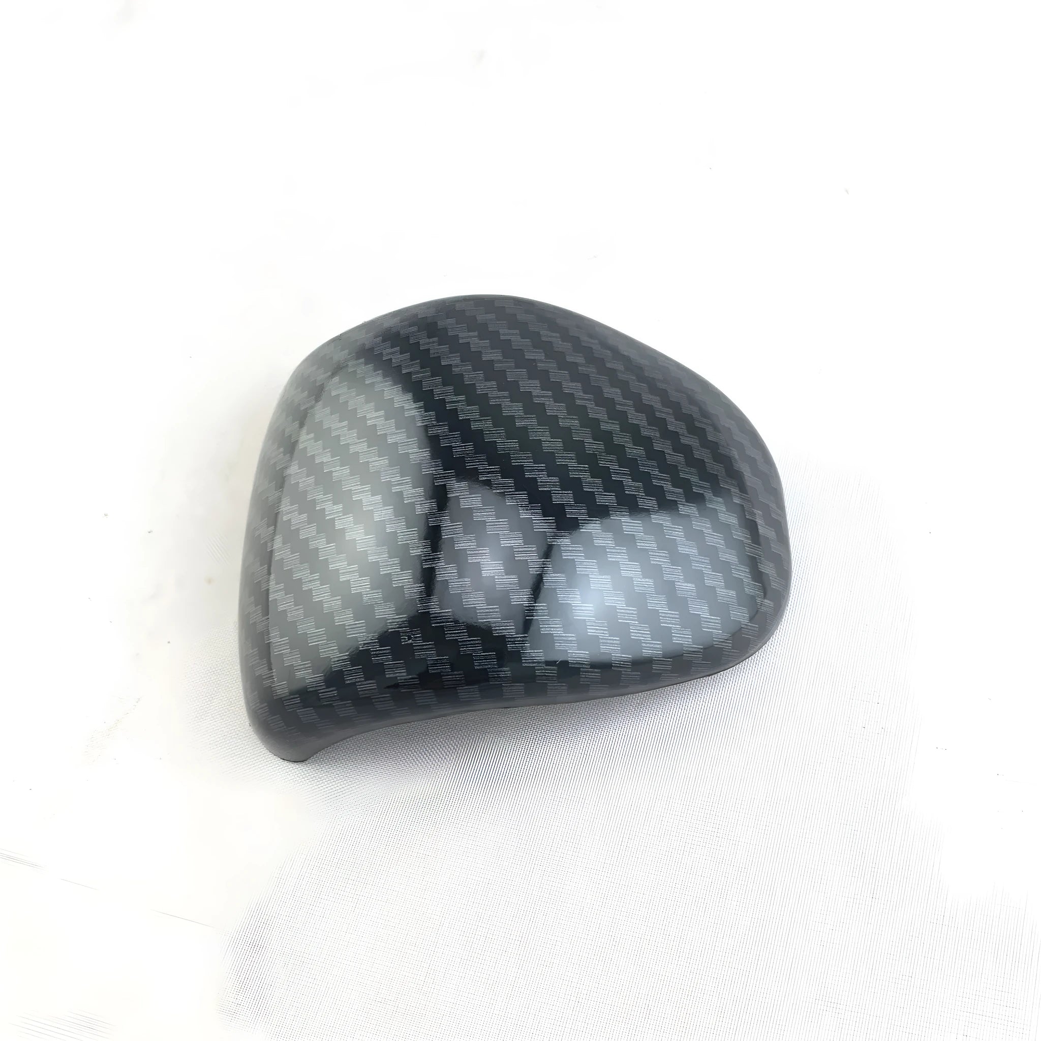 Carbon fibre colour gear shift knob cover for car interior customisation
