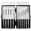 TH-6177 11-piece precision screwdriver set for electronics and clock repair with 45# steel construction