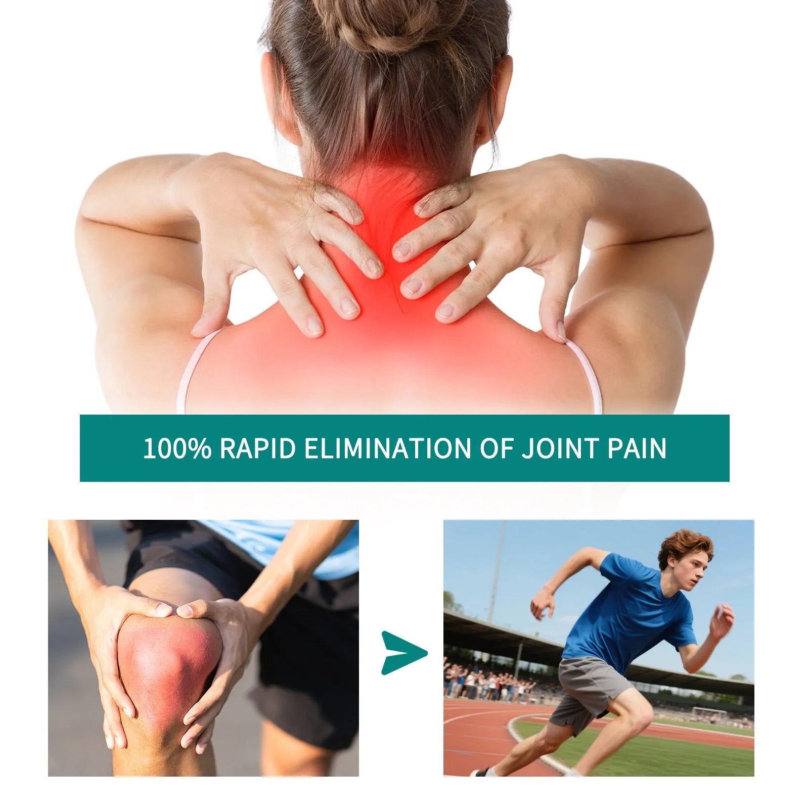 30g tube of joint neck cream for knee relief, suitable for men and women