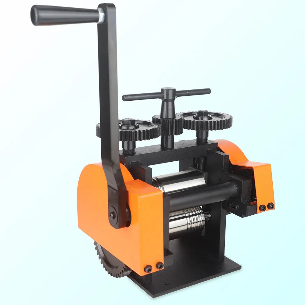 KD-4554 three-in-one multifunctional tablet machine for gold and silver jewellery making with iron hand rocking handle