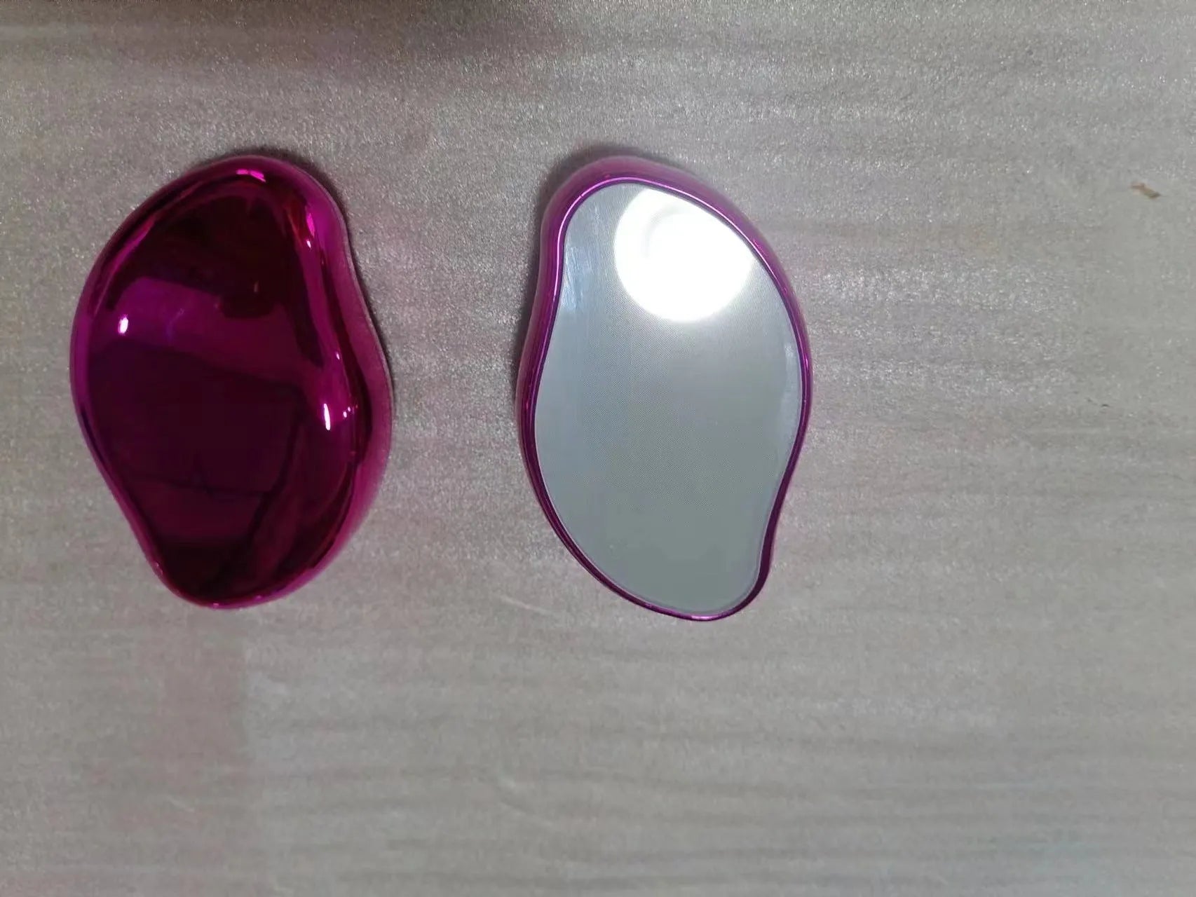 Manual glass epilator for hair removal and shaving in compact design with colour options