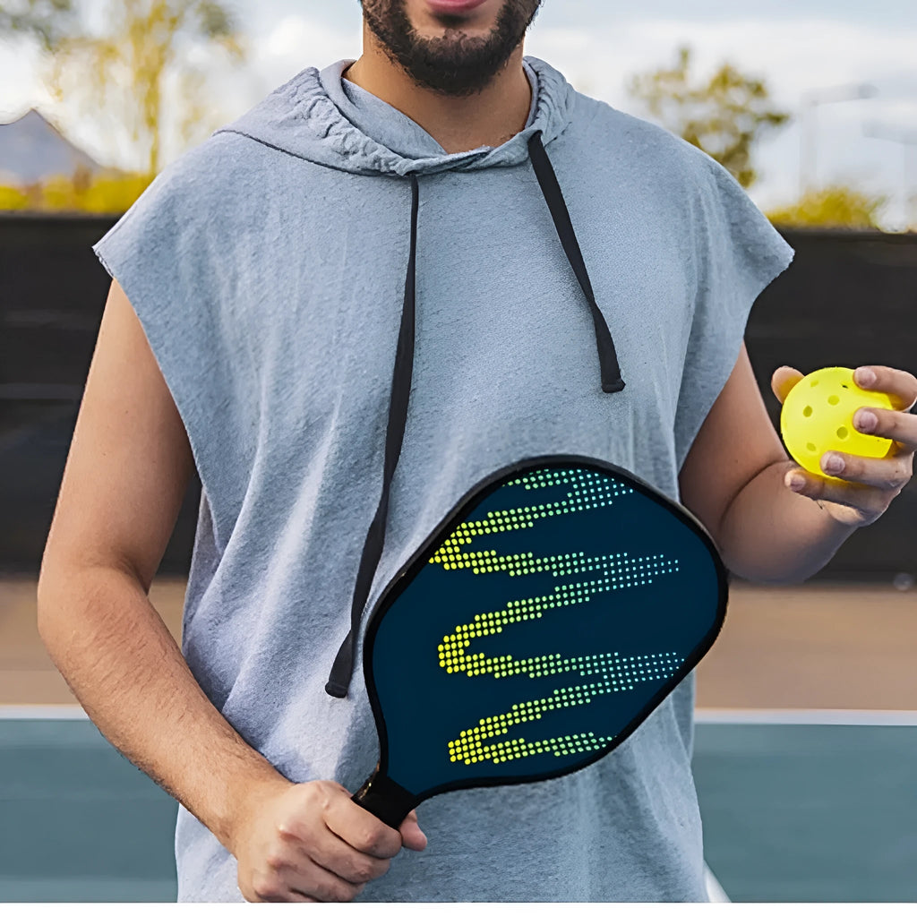 High-density fibreglass table tennis racket for outdoor sports, model CZXPK00561