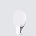 White selfie fill light with LED array and dimming switch for mobile phone photography