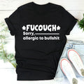 Black cotton short sleeve T-shirt with round neck and loose straight fit