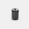 Automatic opening car ashtray in gun grey colour showing compact 7x10cm size.