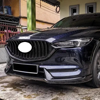Mazda CX-5 second generation medium mesh front grille decoration in GT silver finish