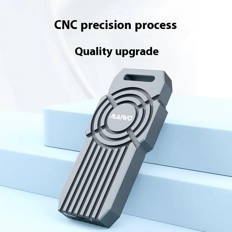 USB4 aluminium hard disk enclosure for NVMe M.2 solid-state drives