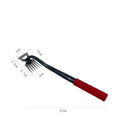 Gardening hoe rake tool with alloy steel construction showing dual-purpose hoe and rake design
