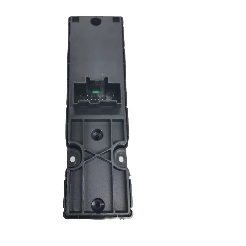 Ford Focus electric window regulator with black ABS housing and integrated 12V motor assembly