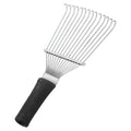 Stainless steel pet grooming rake comb 33cm long for horse dog cattle undercoat removal