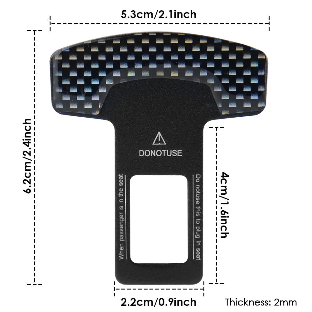 Aluminium alloy keychain bottle opener with a 2.1cm lock tongue in a frosted carbon fibre finish.