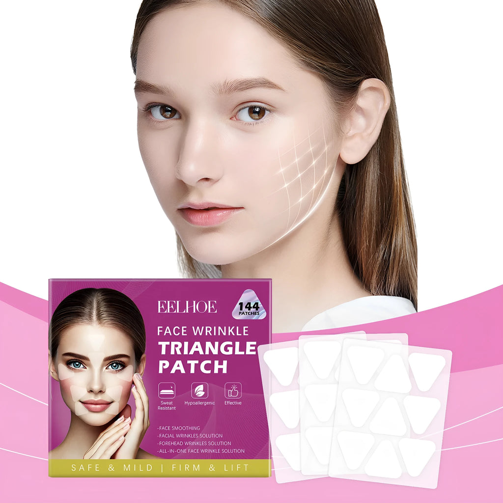 144 pack facial fine lines nursing adhesive patches with hyaluronic acid formula