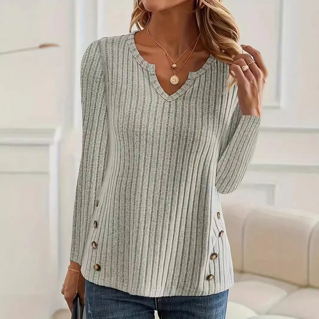 Men's simple solid colour knitted button sweater in black or grey green casual pullover style