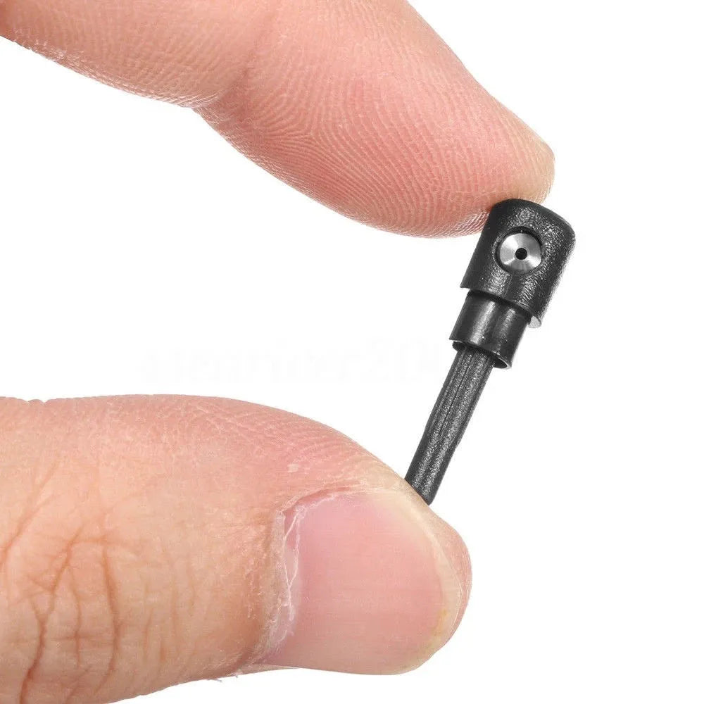 Black plastic rear windshield washer nozzle replacement part for Volkswagen Golf and Audi Skoda cars
