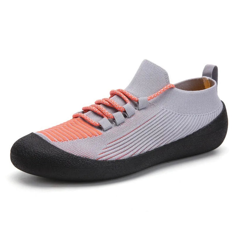 Men's round toe solid colour casual lace-up sneakers with artificial PU upper and rubber sole in black blue