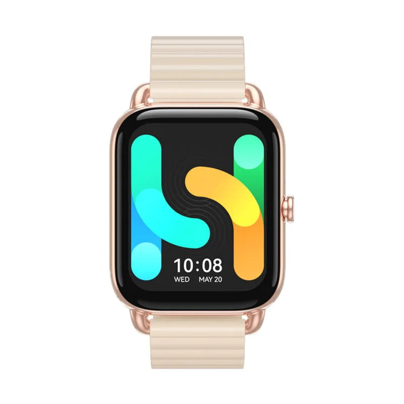 S4PLUS LS11 smart sports watch with AMOLED display in black, champagne, or silver colours