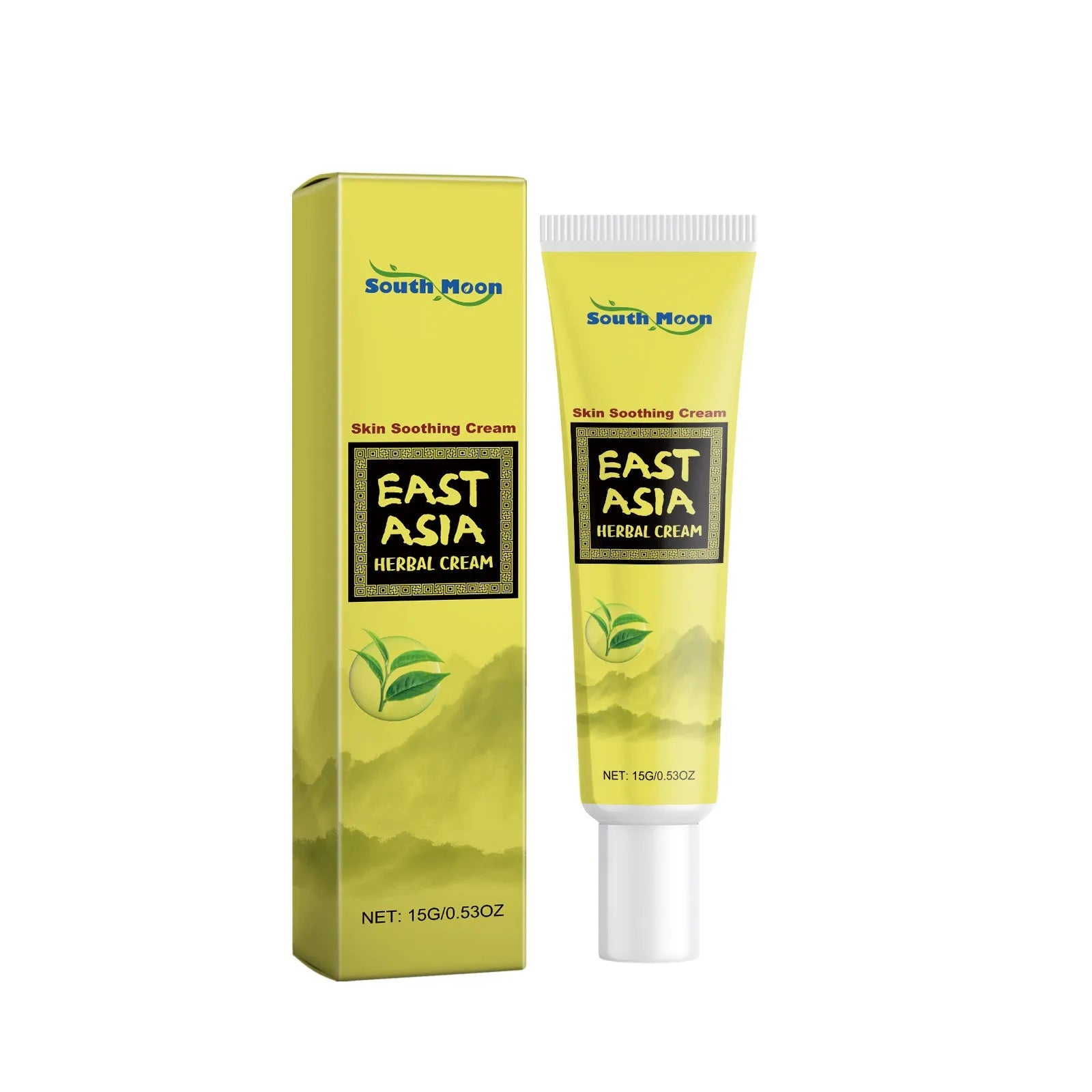15g container of herbal moisturising cream with tea tree oil and Centella asiatica.