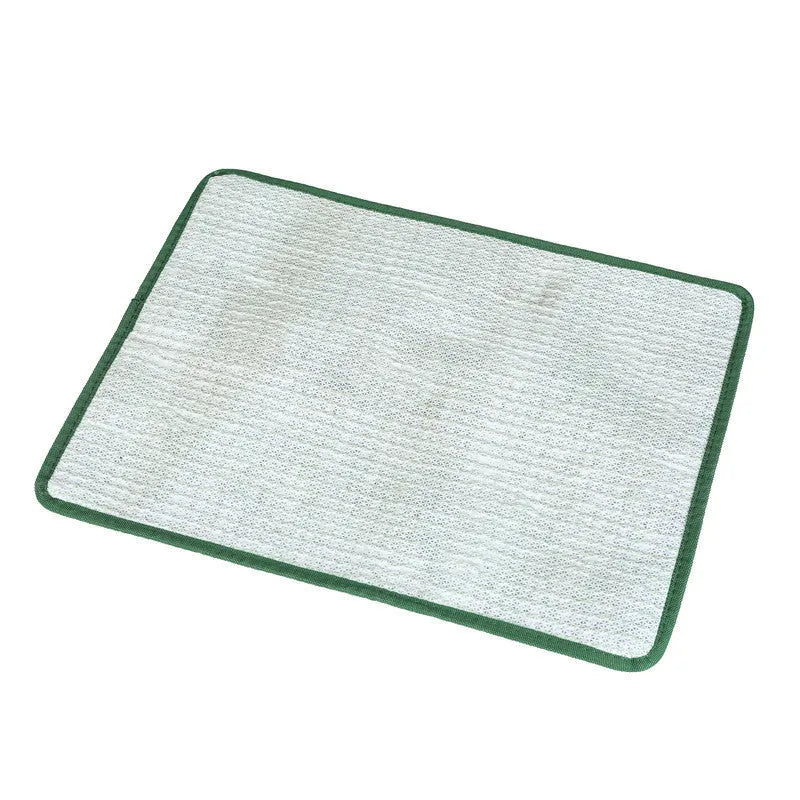 Green dog pee training grass mat with realistic texture for indoor and outdoor pet potty training