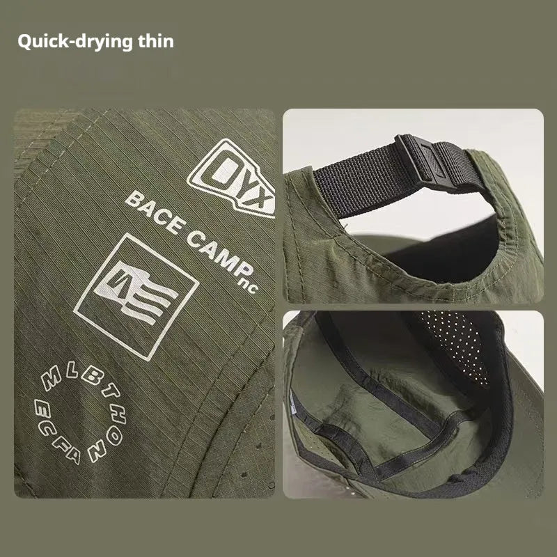 Adjustable dome crown baseball cap in breathable mesh acrylic fabric for summer sun protection