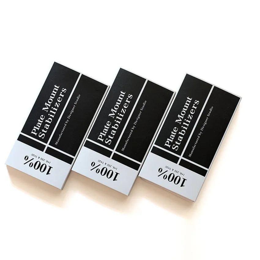 Black and milky white mechanical keyboard satellite shafts with 6.25U and 7U sizing options