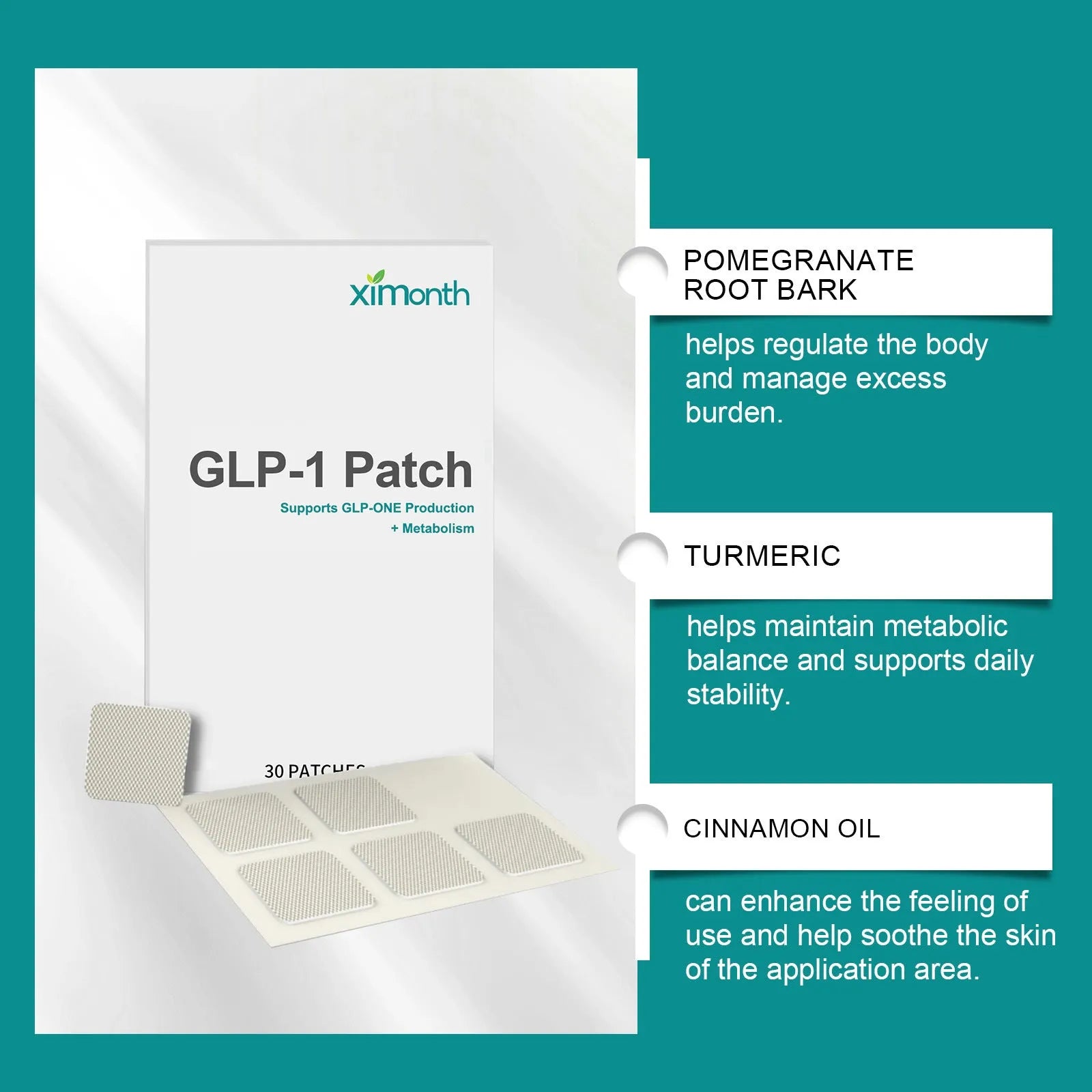 Line Lazy Massage Nursing Adhesive Bandage patch pack containing 30 herbal pain relief patches