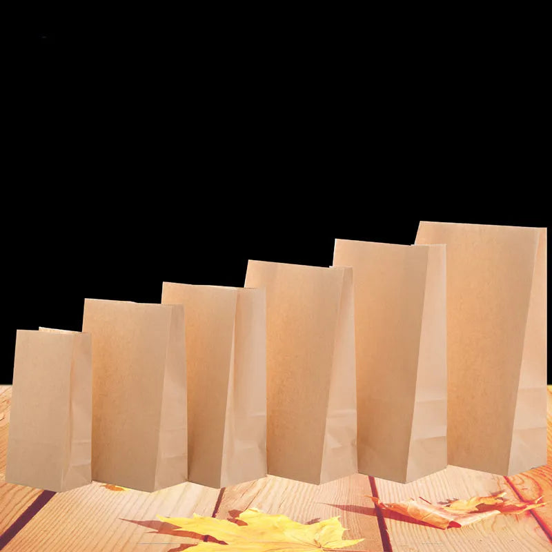 Yellow aluminium foil laminate packaging bags with kraft paper backing for snack food packaging