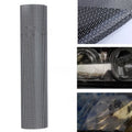 Perforated automotive colour changing film with mesh pattern measuring 30cm by 106cm