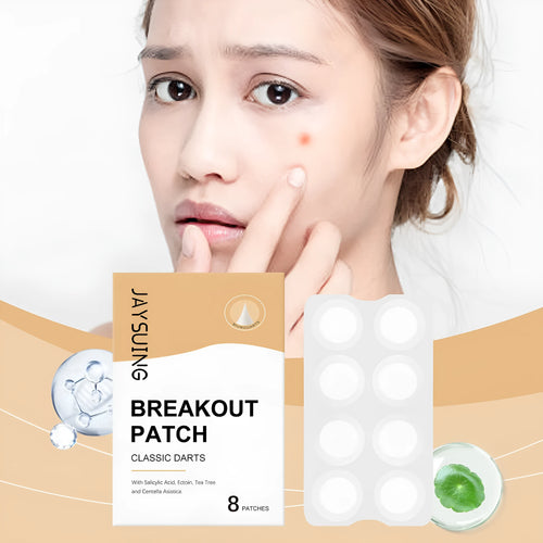 8 pack of acne patches with tea tree oil and centella asiatica for spot treatment