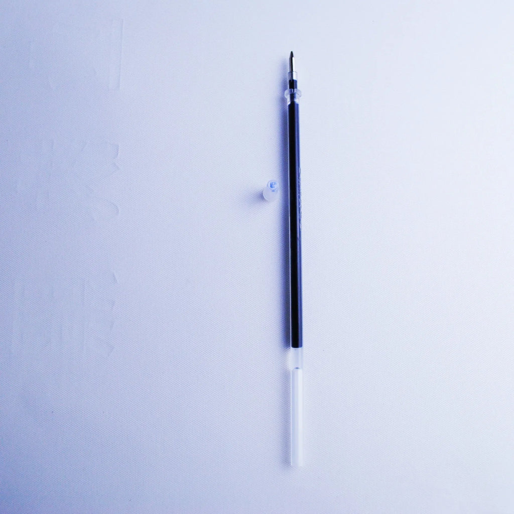 Automatic fading pen set with 0.5mm blue ink refills and plastic pen body for temporary markings