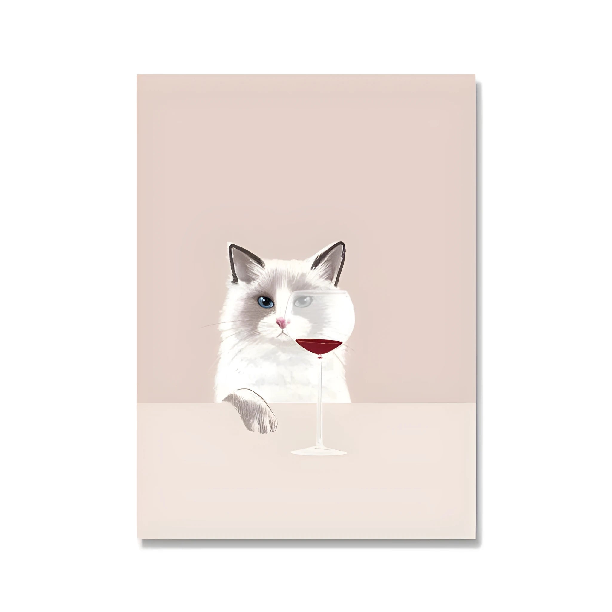 Modern simplicity canvas wall art painting 40x60cm with white border for bedroom decoration