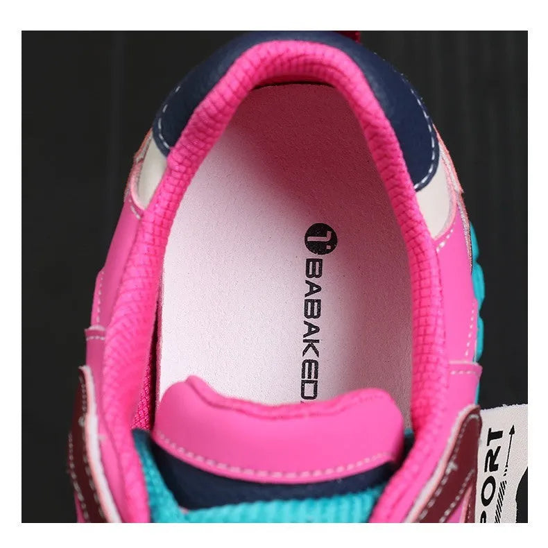 Leather thick-sole wedge heel casual shoes in a choice of colours with front lace-up fastening.
