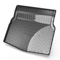 Black carbon fibre pattern TPE car trunk protector mat for vehicle boot floor.