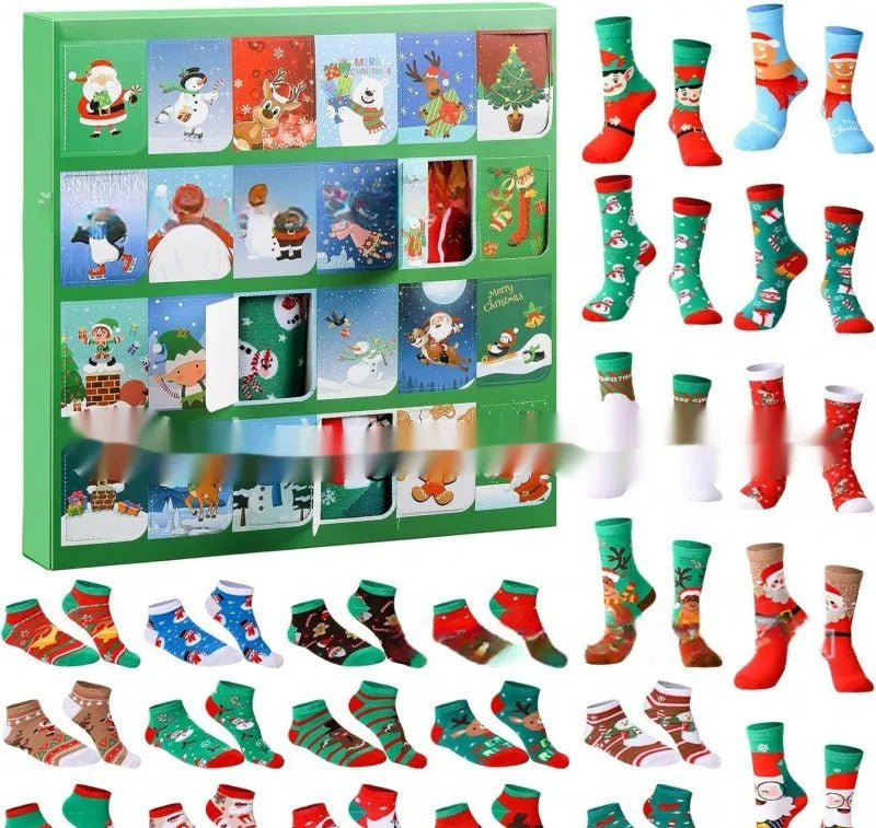 Christmas socks blind box resin craft decorations showing miniature holiday stocking designs